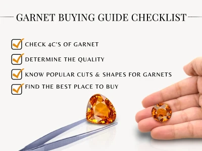 Garnet Buying Guide Checklist